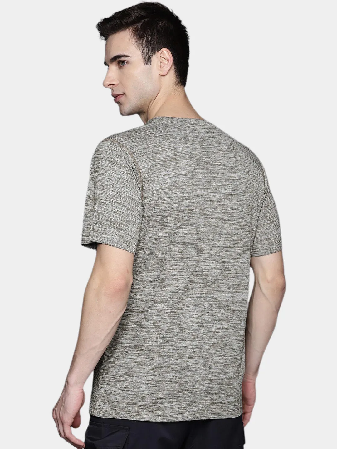 Columbia Men Green Omni-Wick Deschutes Runner Tshirt