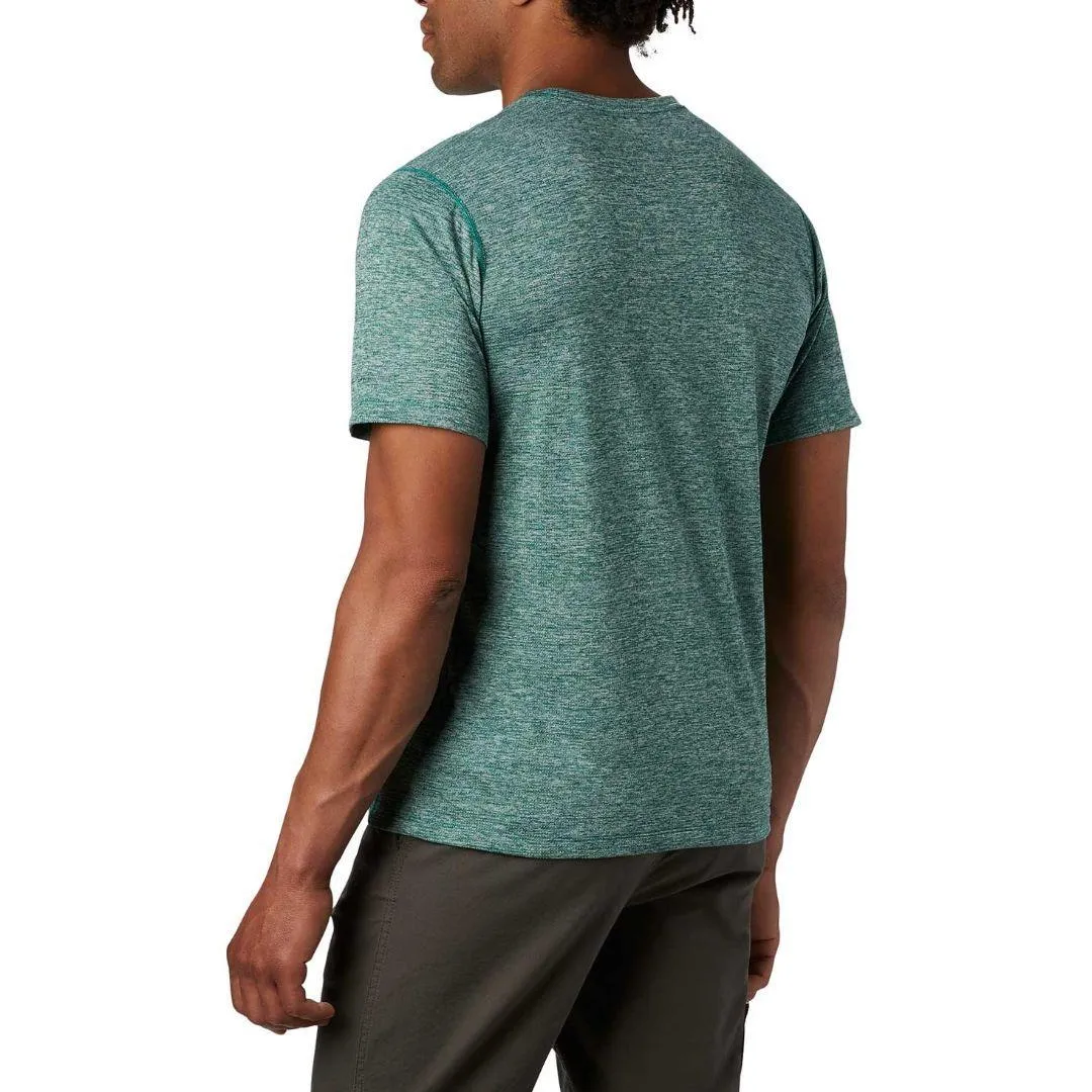 Columbia Men Green Omni-Wick Deschutes Runner Tshirt