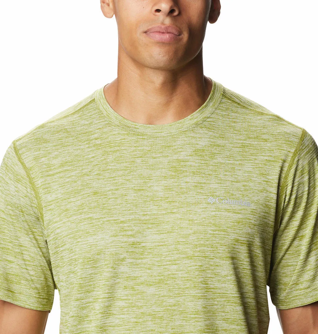 Columbia Men Green Omni-Wick Deschutes Runner Tshirt