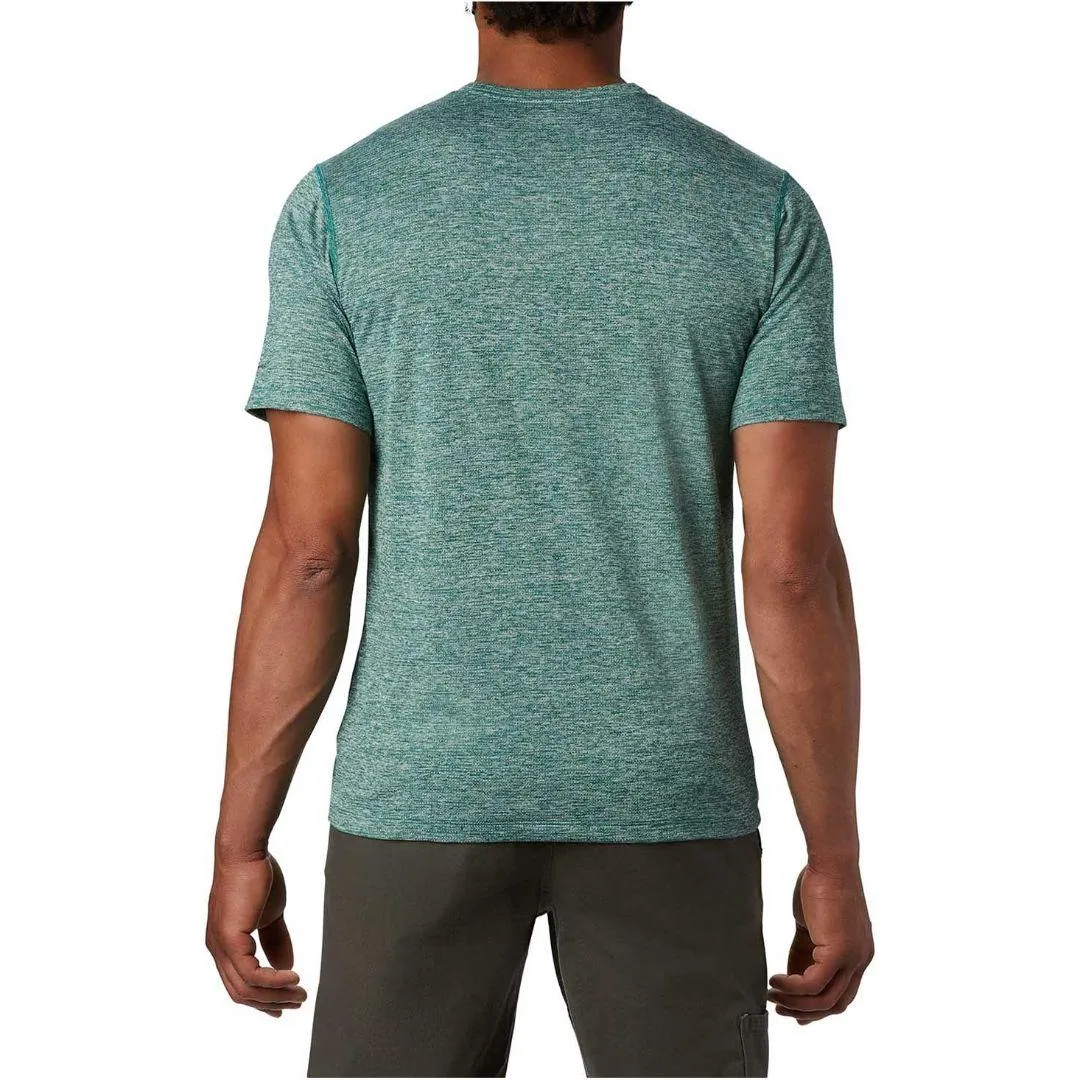 Columbia Men Green Omni-Wick Deschutes Runner Tshirt