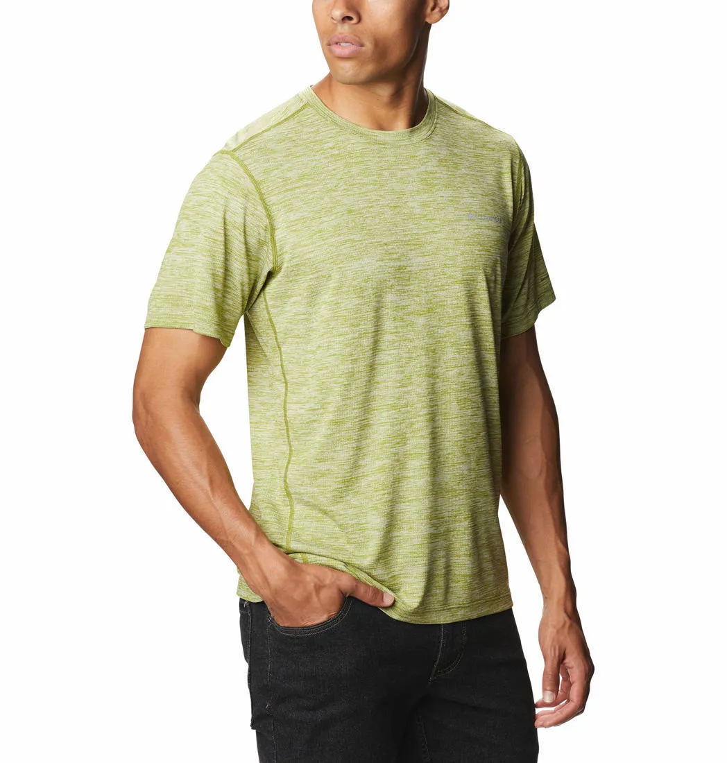 Columbia Men Green Omni-Wick Deschutes Runner Tshirt