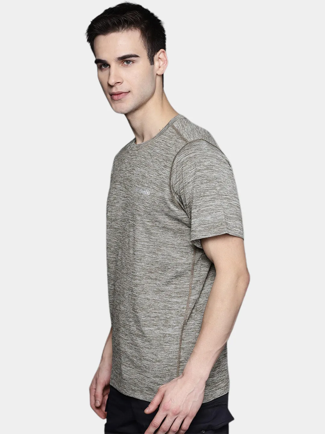 Columbia Men Green Omni-Wick Deschutes Runner Tshirt