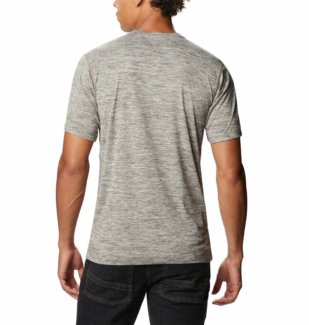 Columbia Men Green Omni-Wick Deschutes Runner Tshirt