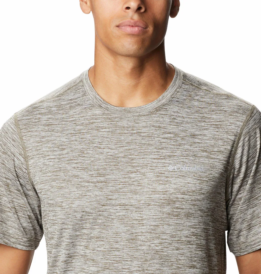 Columbia Men Green Omni-Wick Deschutes Runner Tshirt