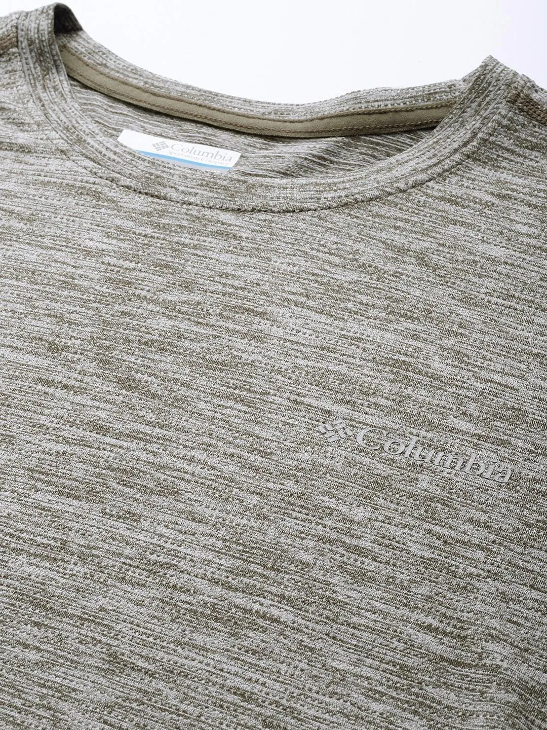 Columbia Men Green Omni-Wick Deschutes Runner Tshirt