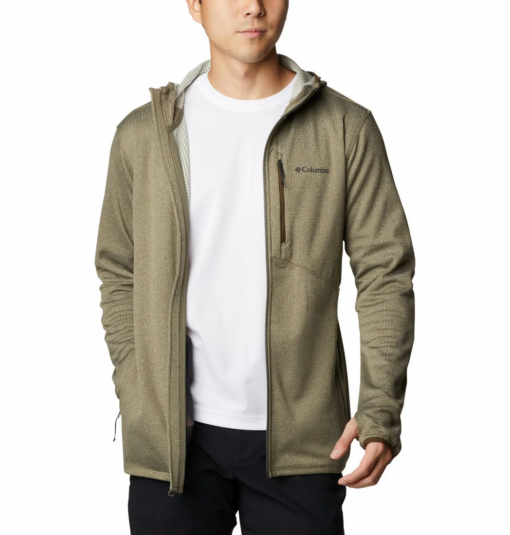 Columbia Men Green Omni-Wick Park View Hoodie