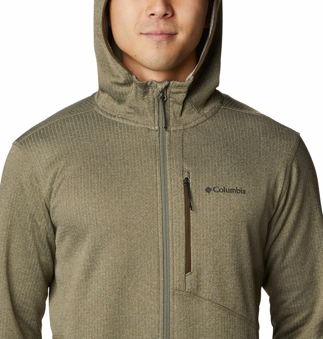 Columbia Men Green Omni-Wick Park View Hoodie
