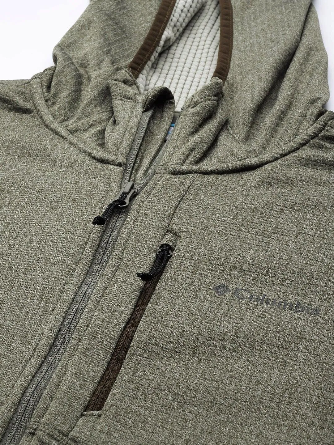 Columbia Men Green Omni-Wick Park View Hoodie