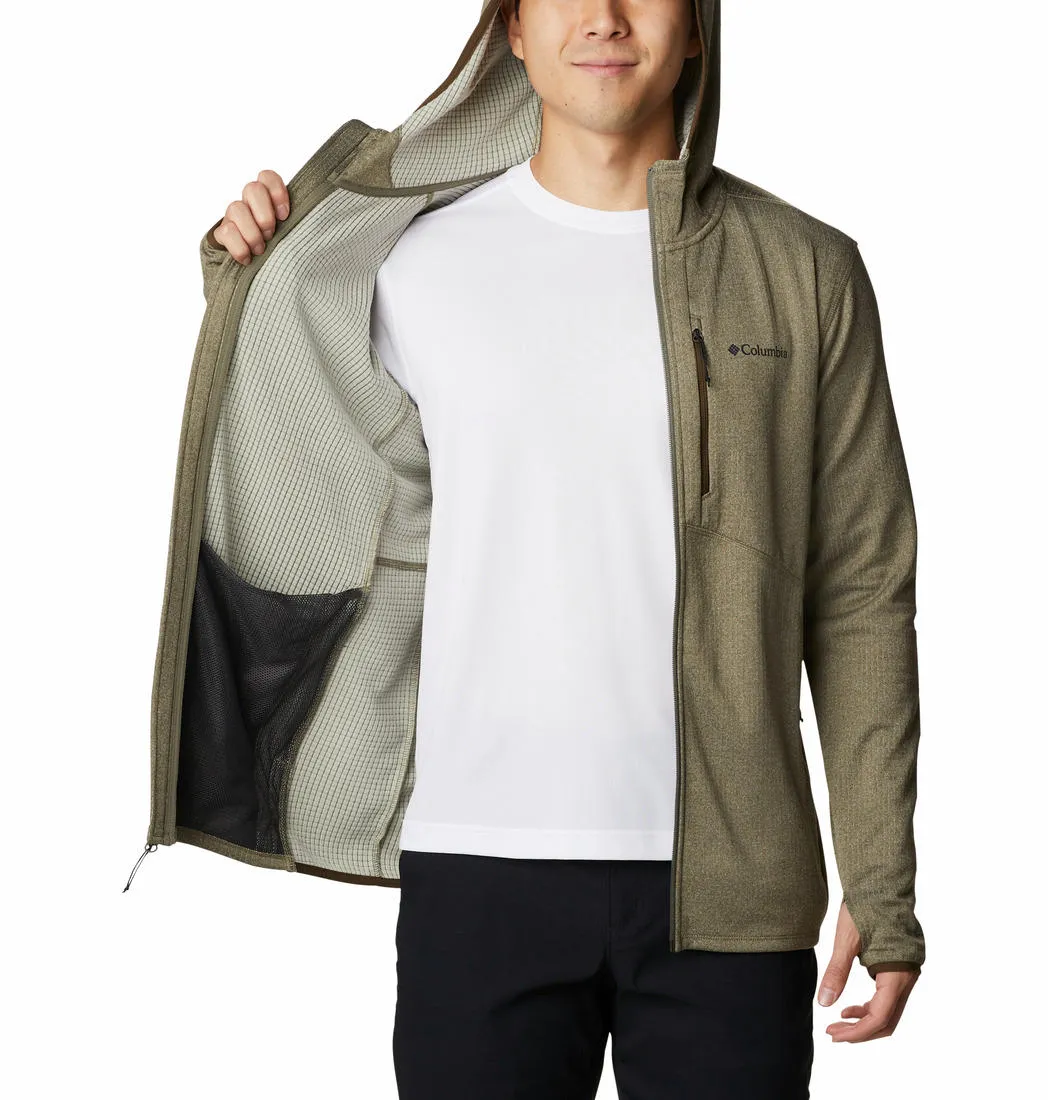 Columbia Men Green Omni-Wick Park View Hoodie