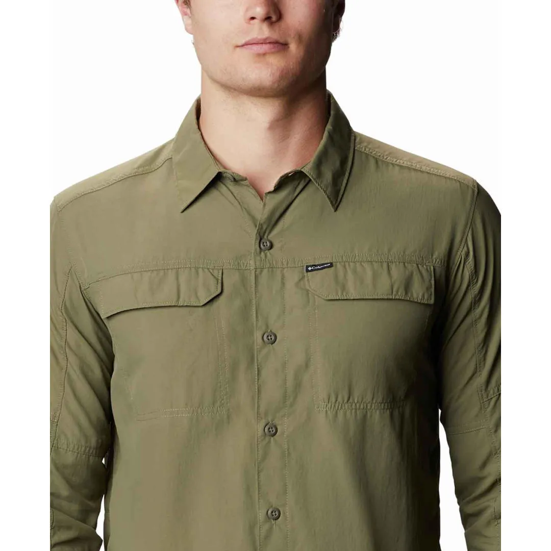 Columbia Men Green Omni-Wick Silver Ridge 2.0 Long Sleeve Shirt