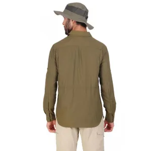 Columbia Men Green Omni-Wick Silver Ridge 2.0 Long Sleeve Shirt