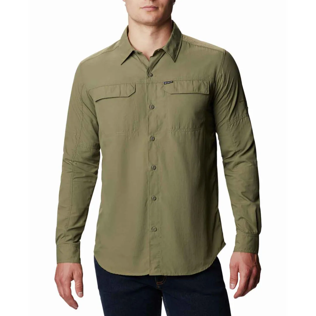 Columbia Men Green Omni-Wick Silver Ridge 2.0 Long Sleeve Shirt