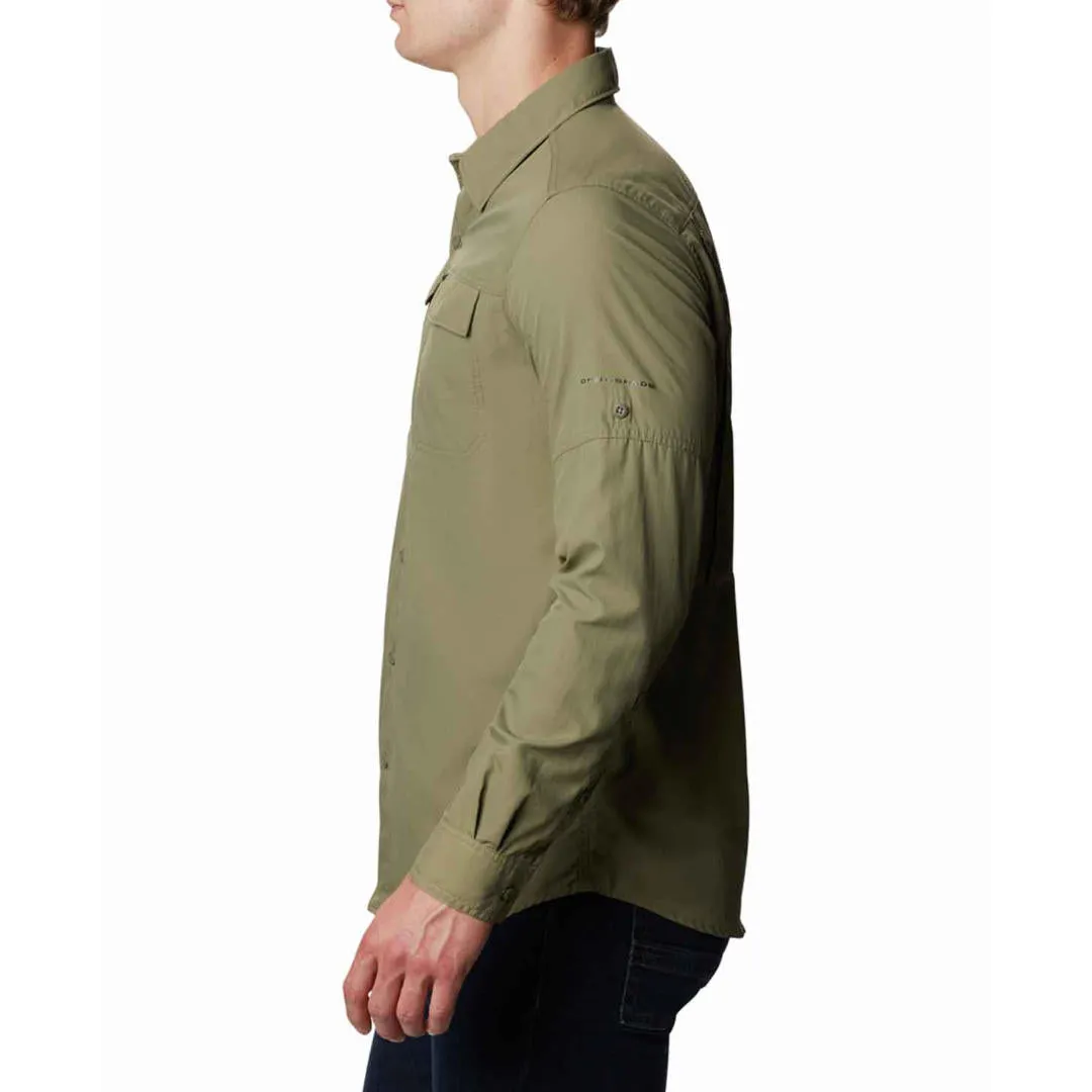 Columbia Men Green Omni-Wick Silver Ridge 2.0 Long Sleeve Shirt