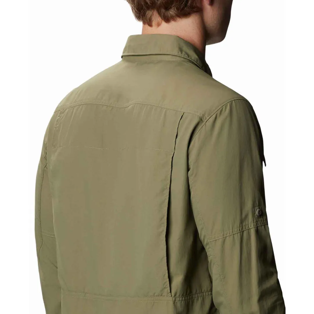 Columbia Men Green Omni-Wick Silver Ridge 2.0 Long Sleeve Shirt