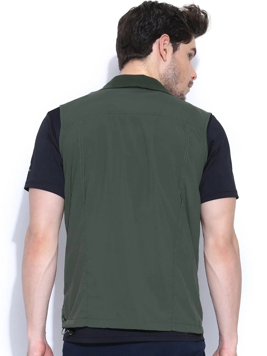 Columbia Men Green Omni-Wick Silver Ridge Gillet