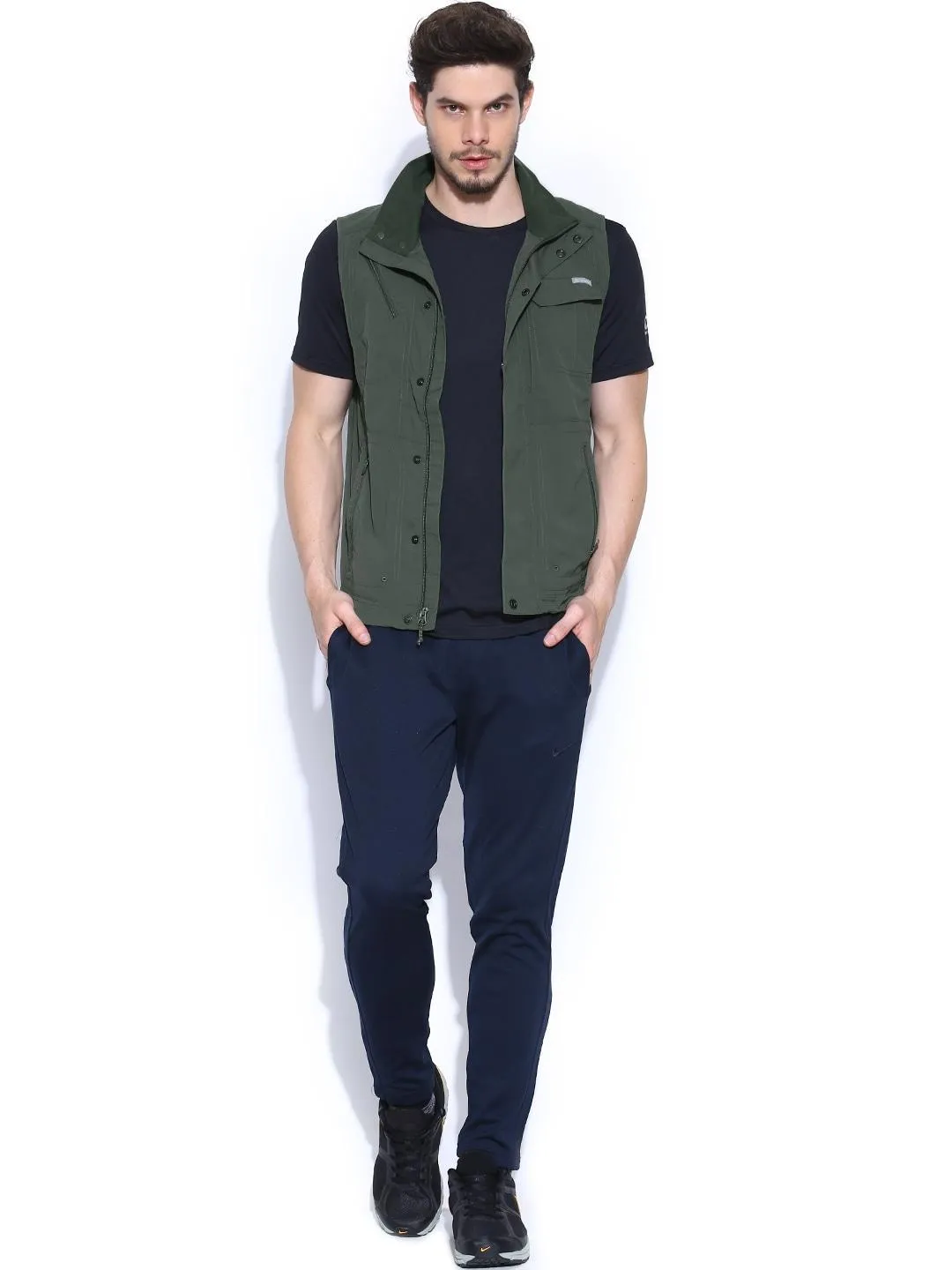 Columbia Men Green Omni-Wick Silver Ridge Gillet