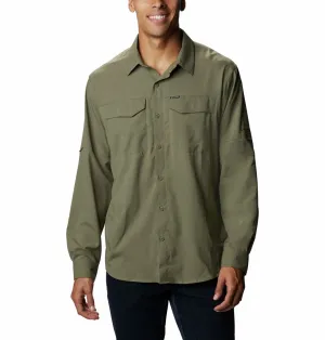 Columbia Men Green Omni-Wick Silver Ridge Lite Long Sleeve Shirt