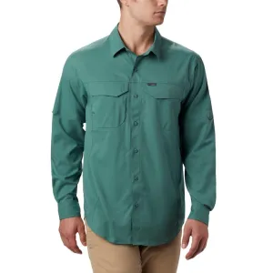 Columbia Men Green Omni-Wick Silver Ridge Lite Long Sleeve Shirt