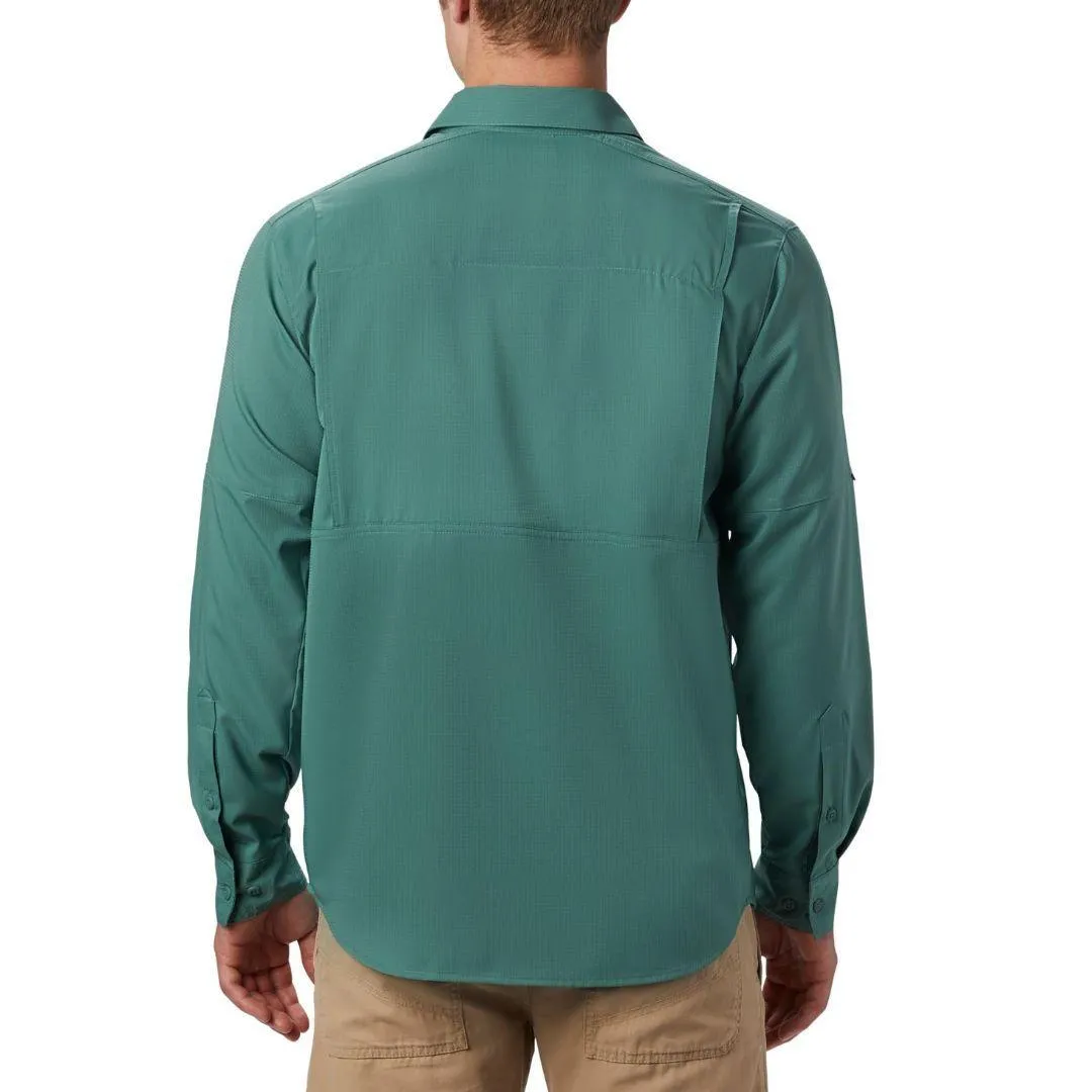 Columbia Men Green Omni-Wick Silver Ridge Lite Long Sleeve Shirt
