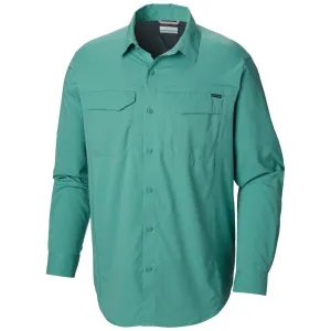 Columbia Men Green Omni-Wick Silver Ridge Lite Long Sleeve Shirt