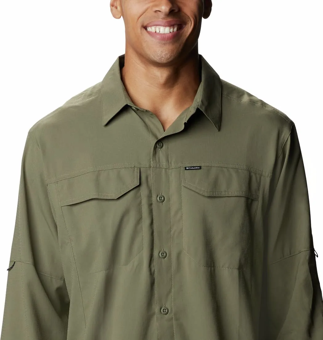 Columbia Men Green Omni-Wick Silver Ridge Lite Long Sleeve Shirt