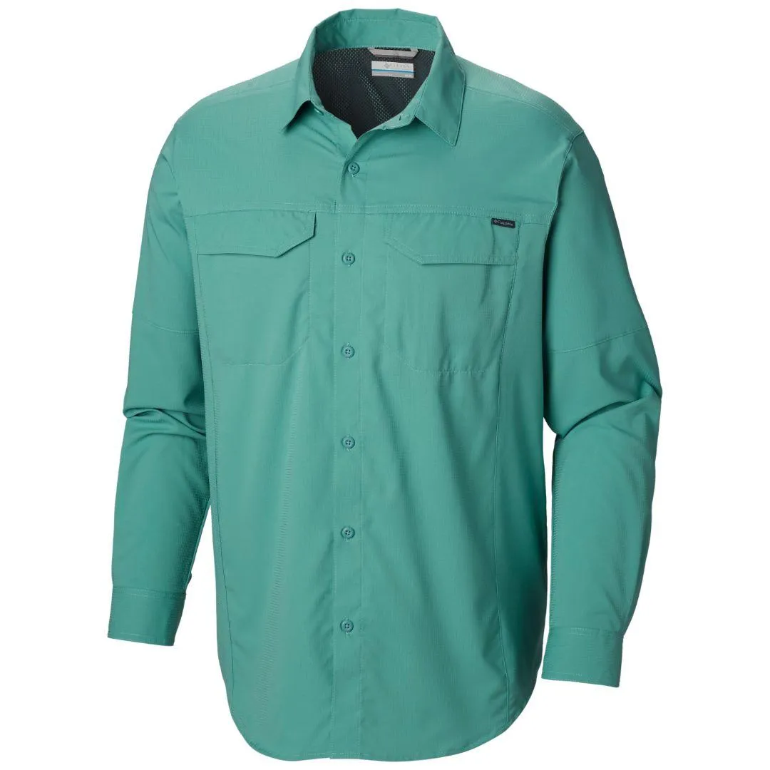 Columbia Men Green Omni-Wick Silver Ridge Lite Long Sleeve Shirt
