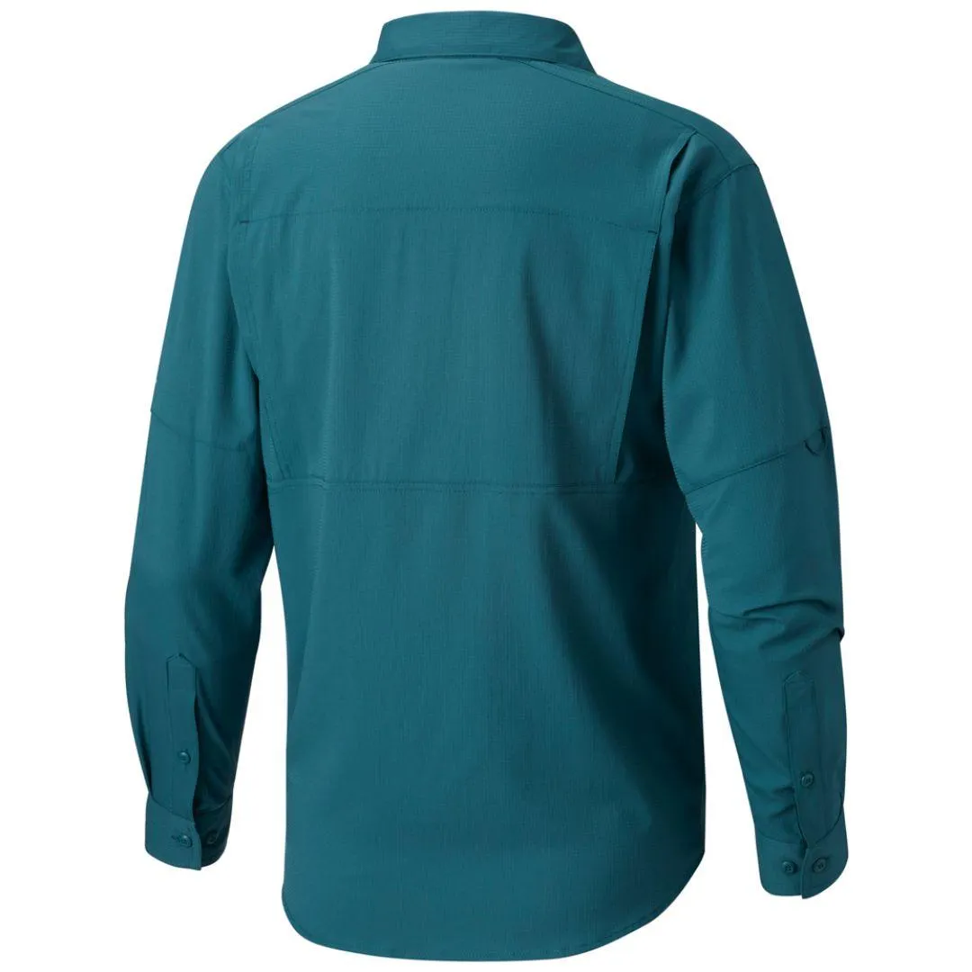 Columbia Men Green Omni-Wick Silver Ridge Lite Long Sleeve Shirt