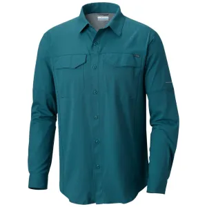 Columbia Men Green Omni-Wick Silver Ridge Lite Long Sleeve Shirt