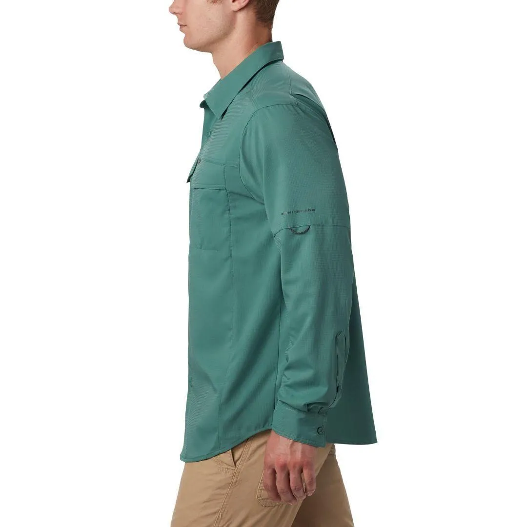 Columbia Men Green Omni-Wick Silver Ridge Lite Long Sleeve Shirt