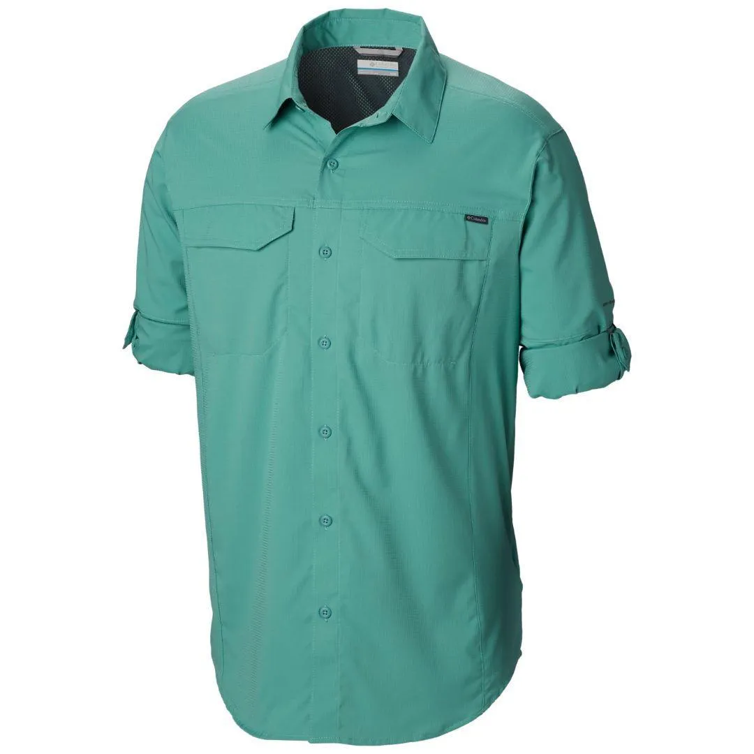 Columbia Men Green Omni-Wick Silver Ridge Lite Long Sleeve Shirt