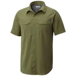 Columbia Men Green Omni-Wick Silver Ridge Lite Short Sleeve Shirt