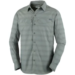 Columbia Men Green Omni-Wick Silver Ridge Plaid Long Sleeve Shirt