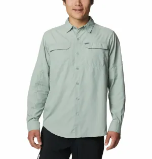 Columbia Men Green Omni-Wick Silver Ridge2.0 Long Sleeve Shirt
