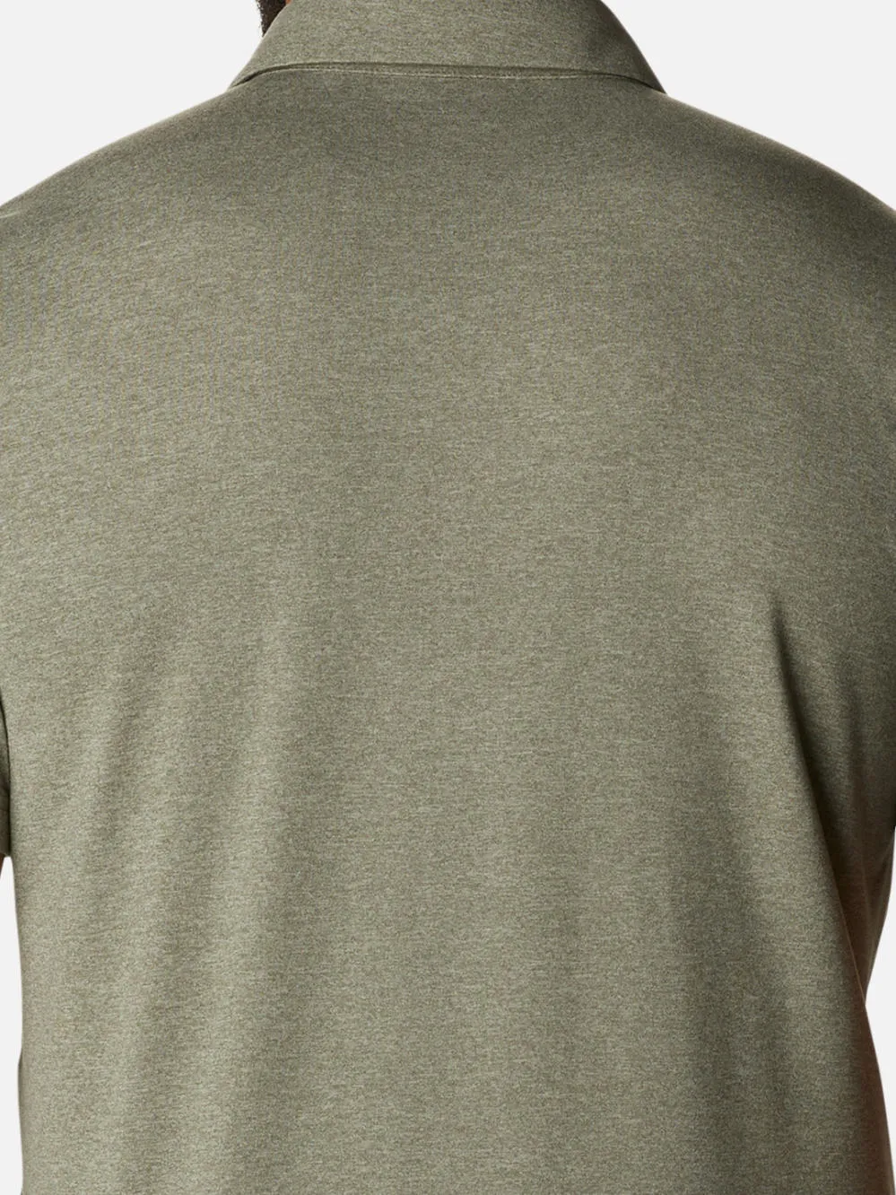 Columbia Men Green Omni-Wick Tech Trail Polo Tshirt