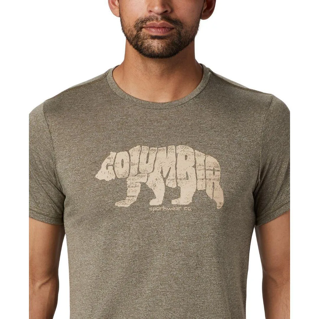 Columbia Men Green Omni-Wick Terra Vale II Tshirt