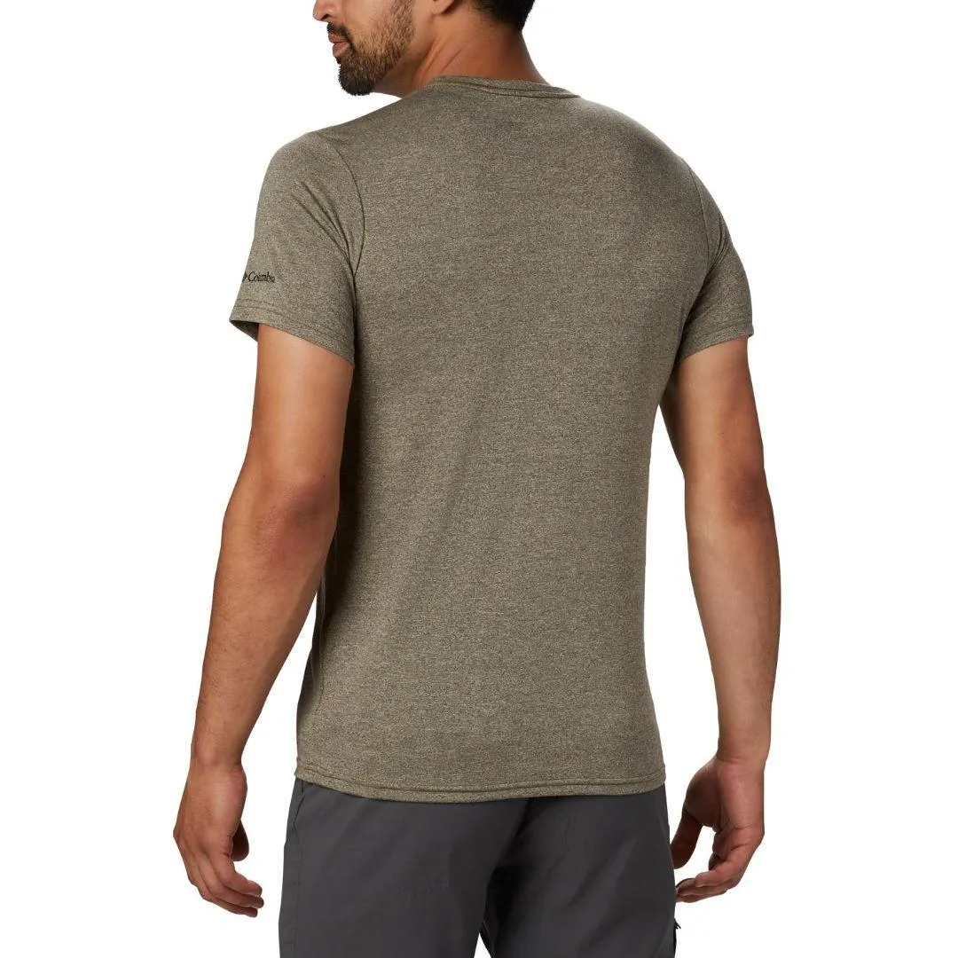 Columbia Men Green Omni-Wick Terra Vale II Tshirt