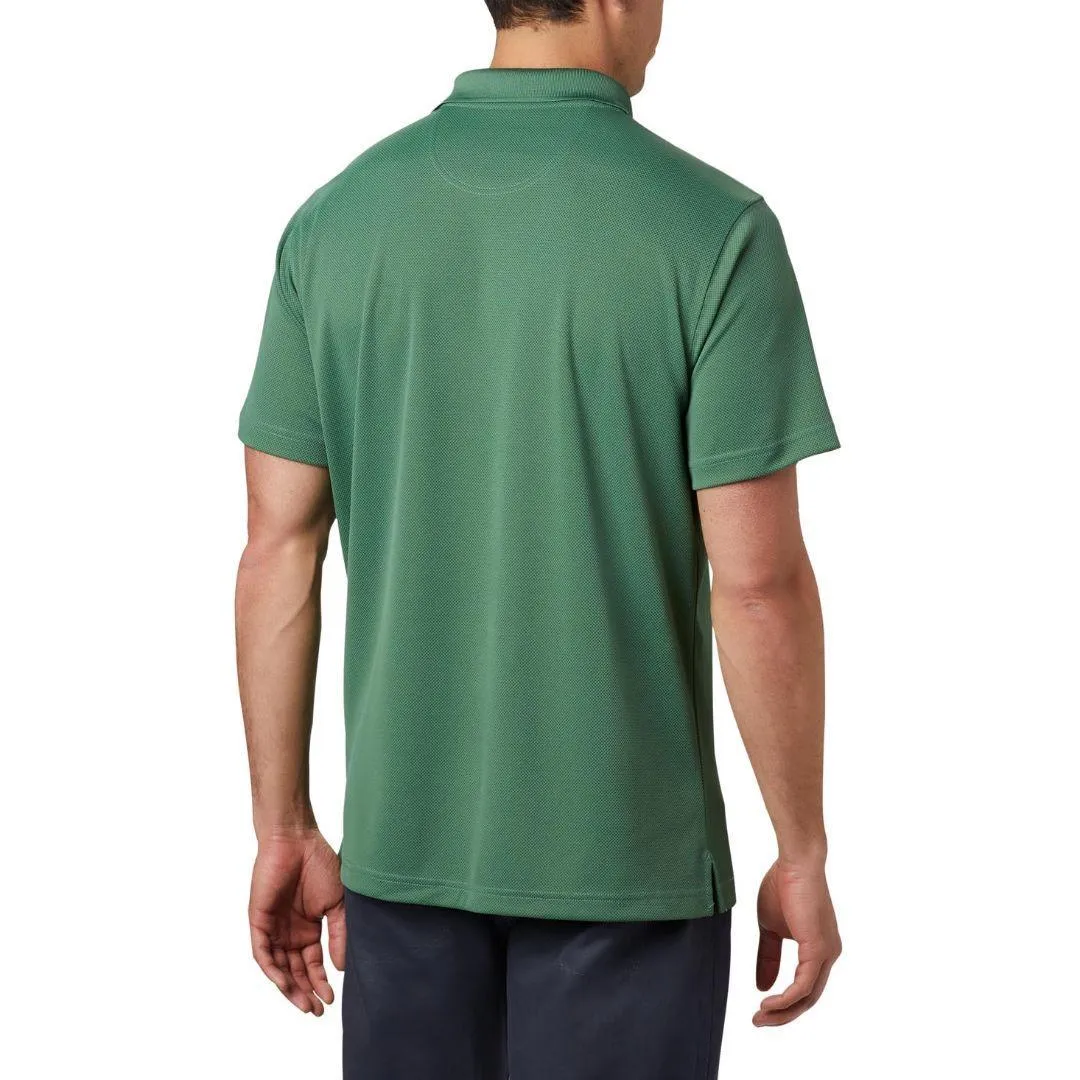 Columbia Men Green Omni-Wick Utilizer Polo Tshirt