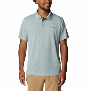 Columbia Men Green Omni-Wick Utilizer Polo Tshirt