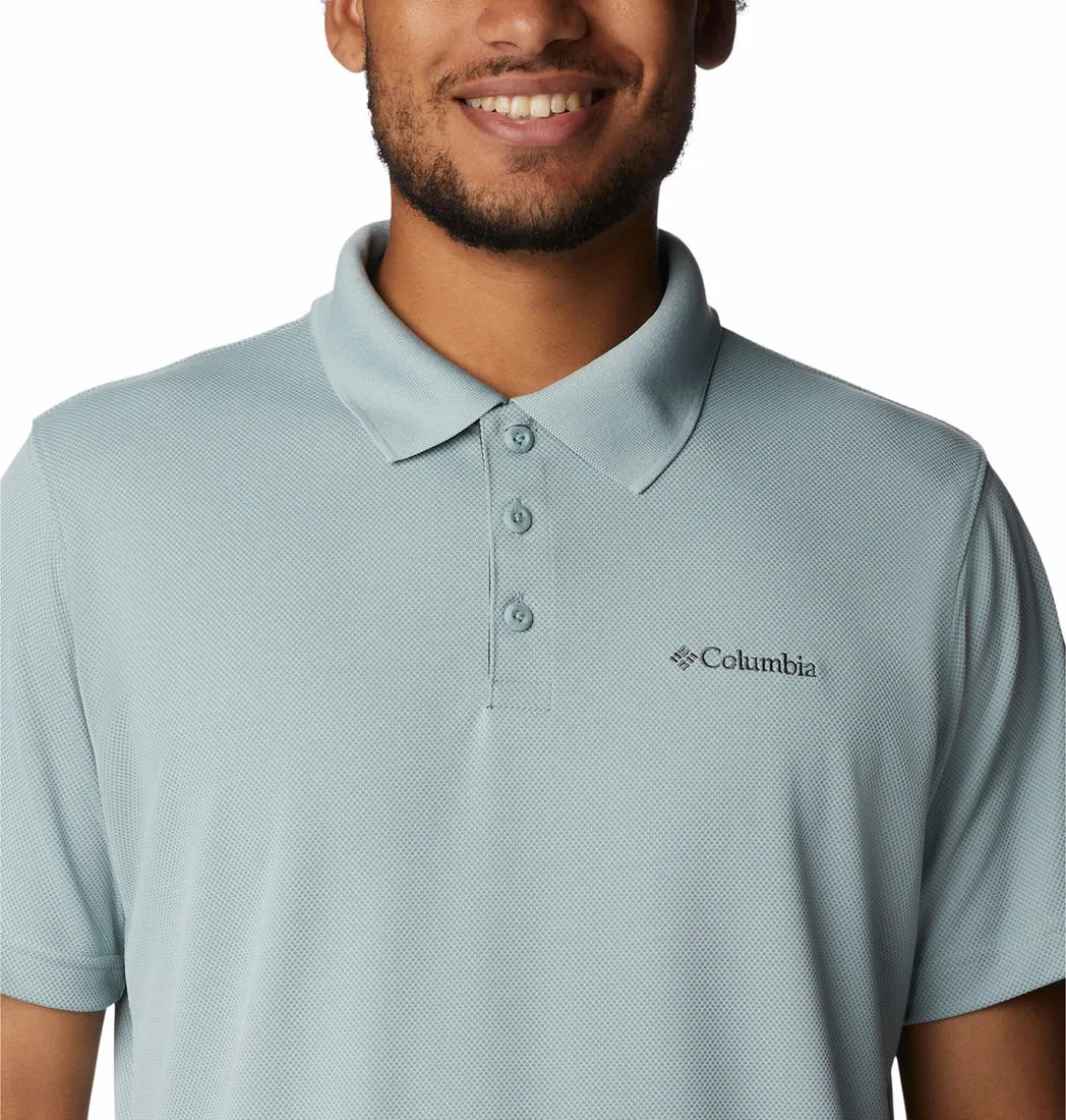 Columbia Men Green Omni-Wick Utilizer Polo Tshirt