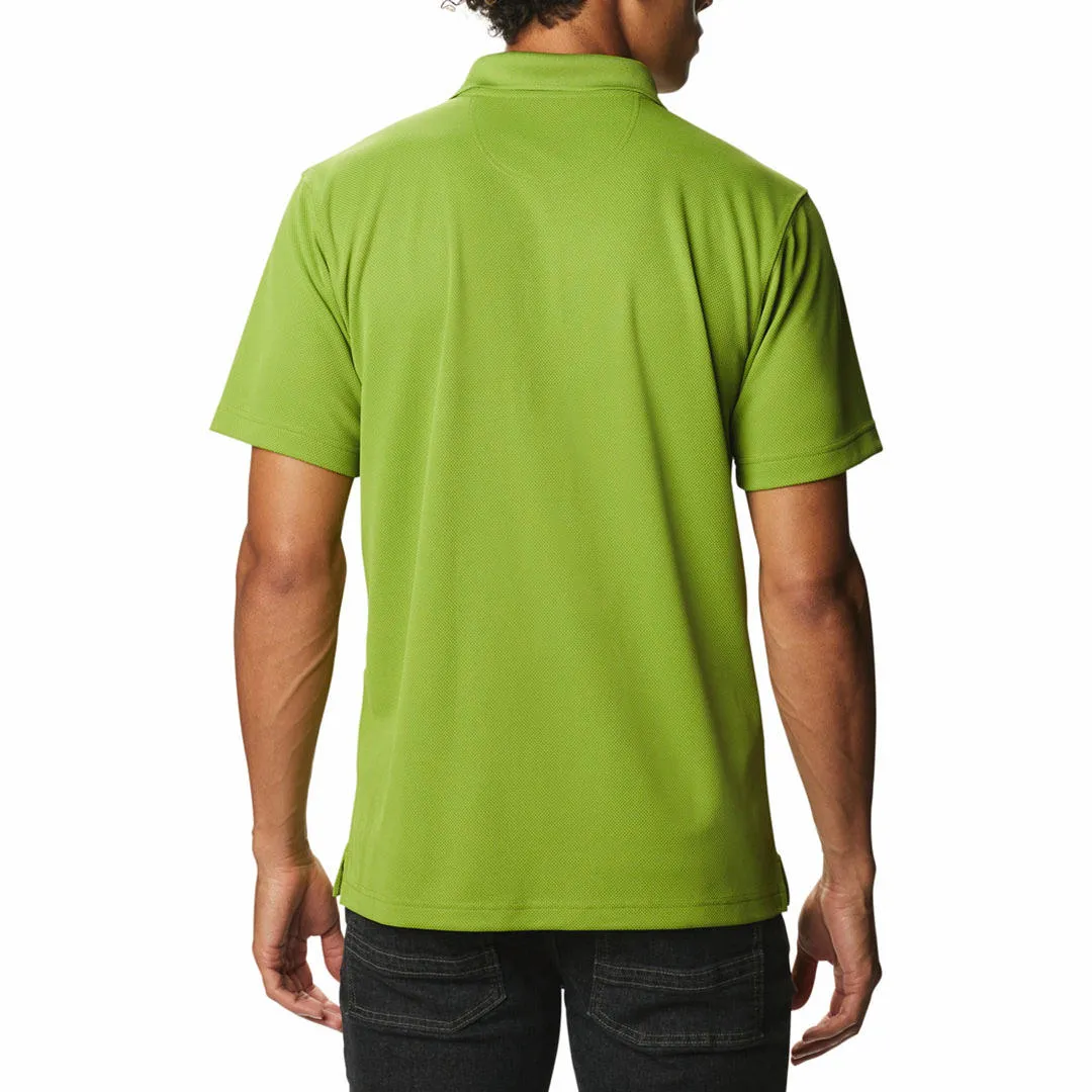 Columbia Men Green Omni-Wick Utilizer Polo Tshirt