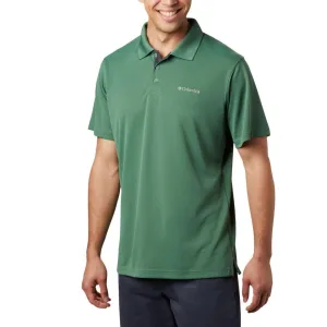 Columbia Men Green Omni-Wick Utilizer Polo Tshirt