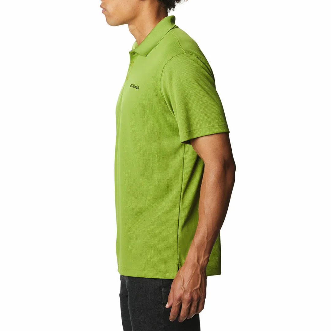 Columbia Men Green Omni-Wick Utilizer Polo Tshirt