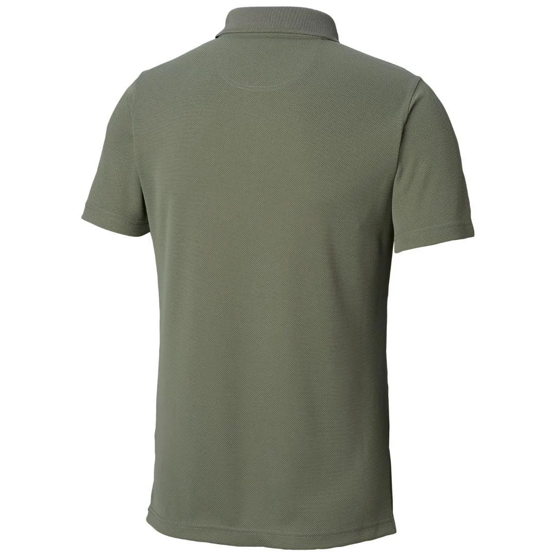 Columbia Men Green Omni-Wick Utilizer Polo Tshirt