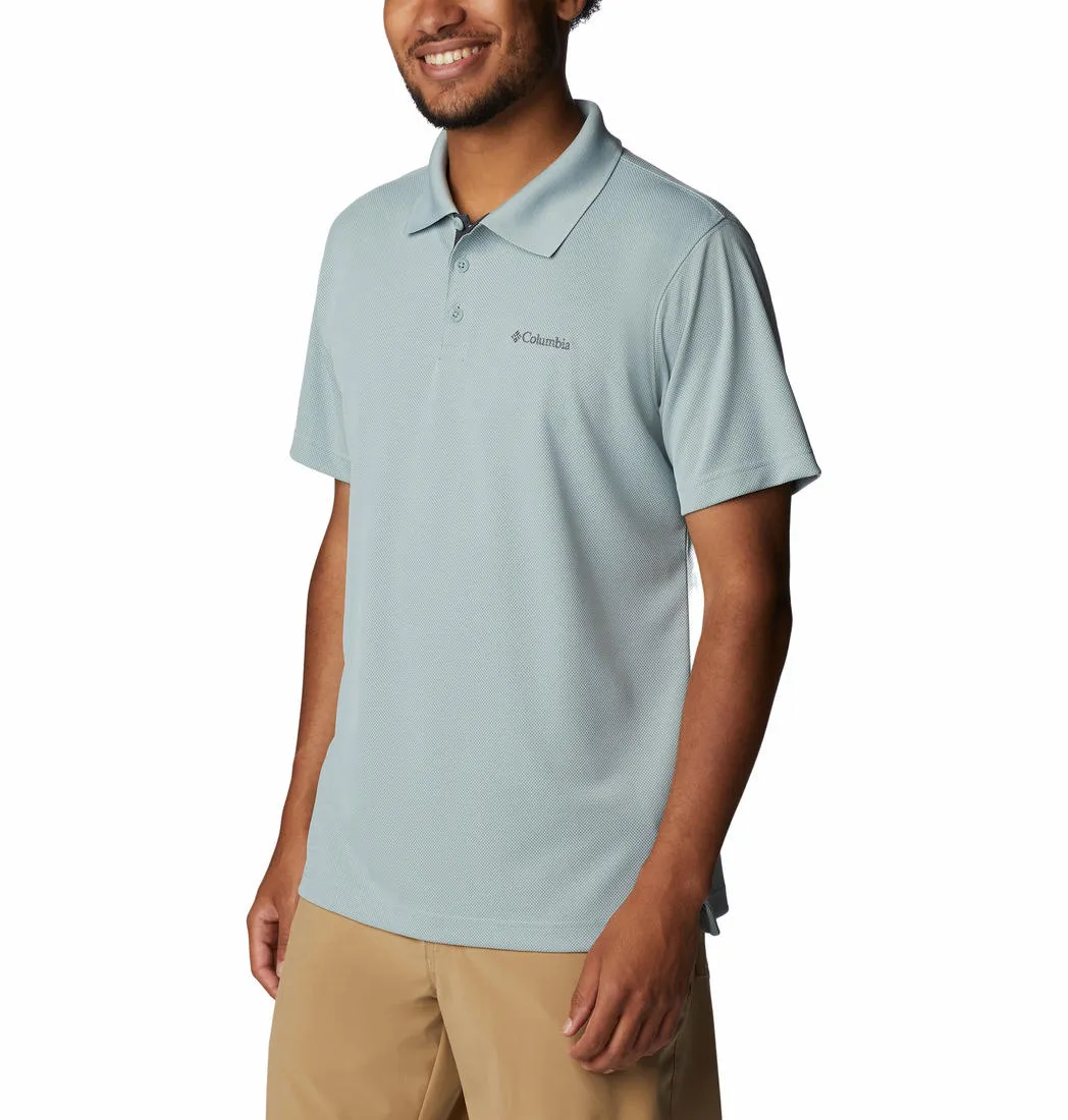 Columbia Men Green Omni-Wick Utilizer Polo Tshirt