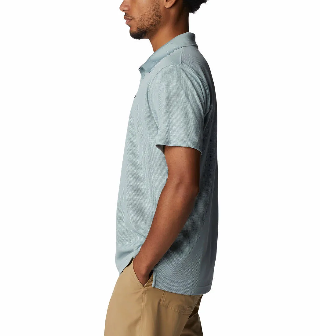 Columbia Men Green Omni-Wick Utilizer Polo Tshirt
