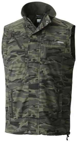 Columbia Men Green Silver Ridge Printed Gillet