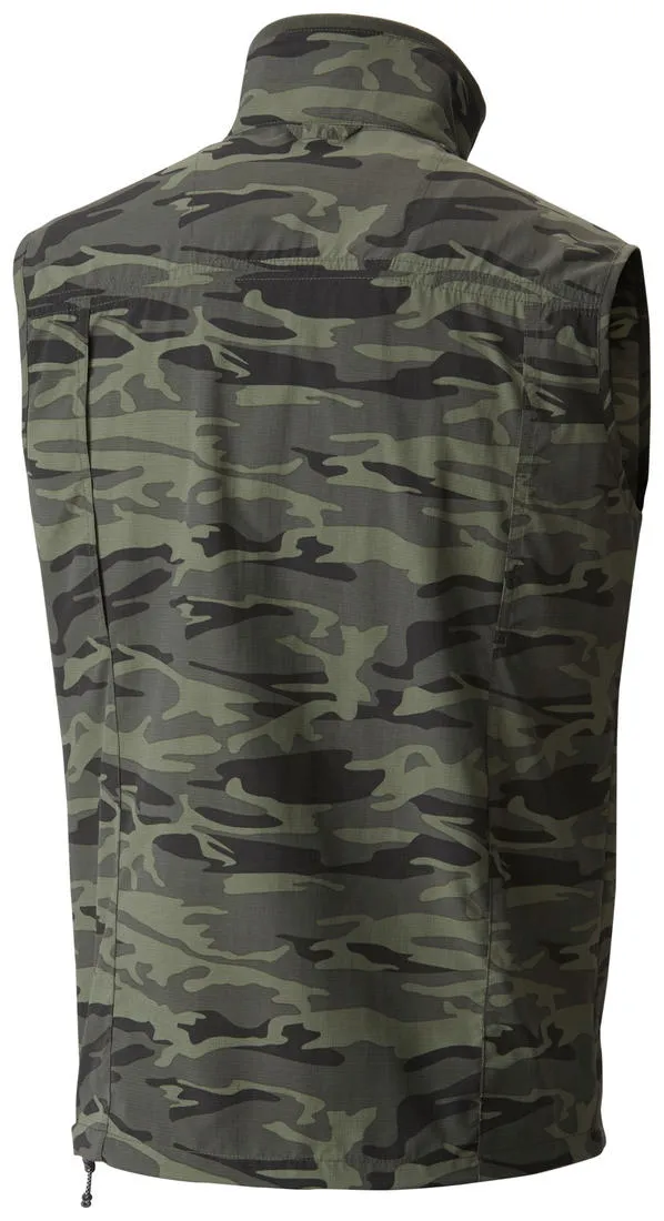 Columbia Men Green Silver Ridge Printed Gillet