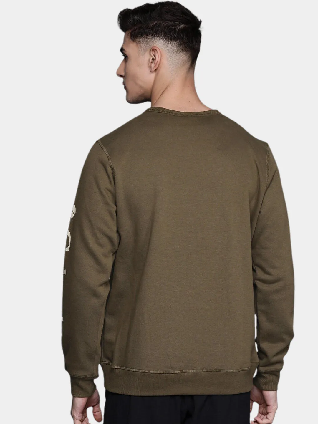 Columbia Men Green Sun Protection M Logo Crew Pullover