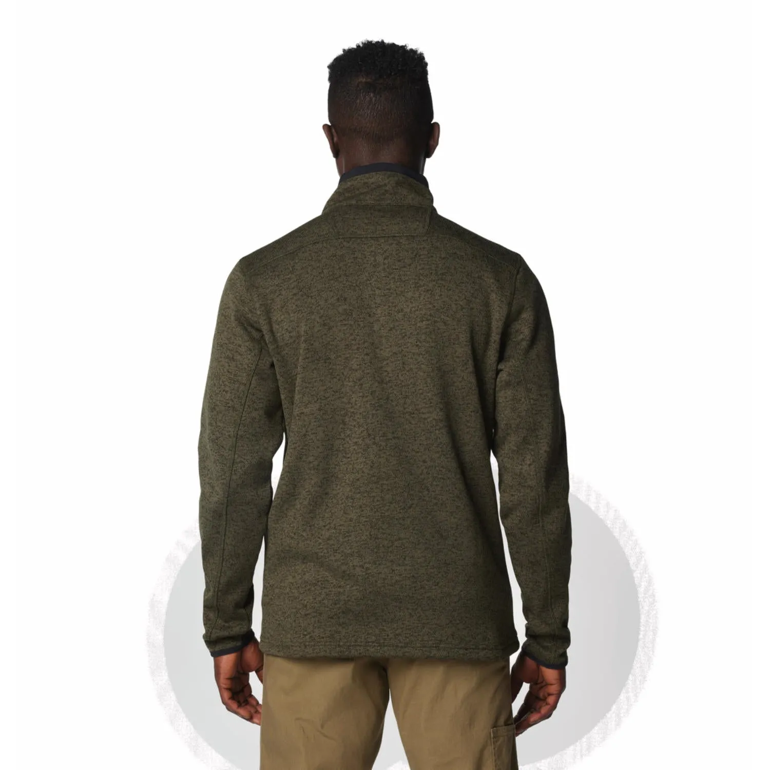 Columbia Men Green Sweater Weather Half Zip Fleece