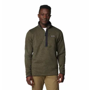 Columbia Men Green Sweater Weather Half Zip Fleece